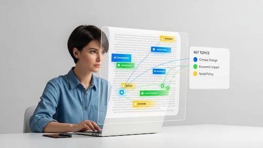 Infographic how journalists use keyword extractor